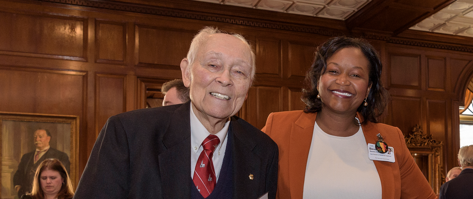 donors at an event